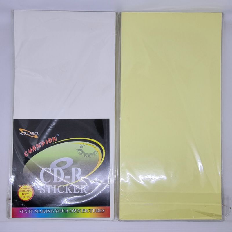 CD LABEL GLOSSY CHAMPION / LABEL CD DVD