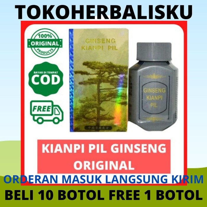 pil kianpi original Ginseng Kianpi Pil obat herbal gemuk badan