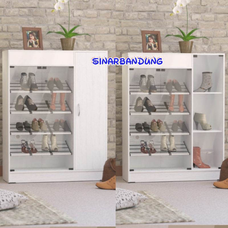 RAK SEPATU PUTIH MINIMALIS RAK SEPATU KACA Shopee RAK SEPATU PUTIH MINIMALIS RAK SEPATU KACA Shopee