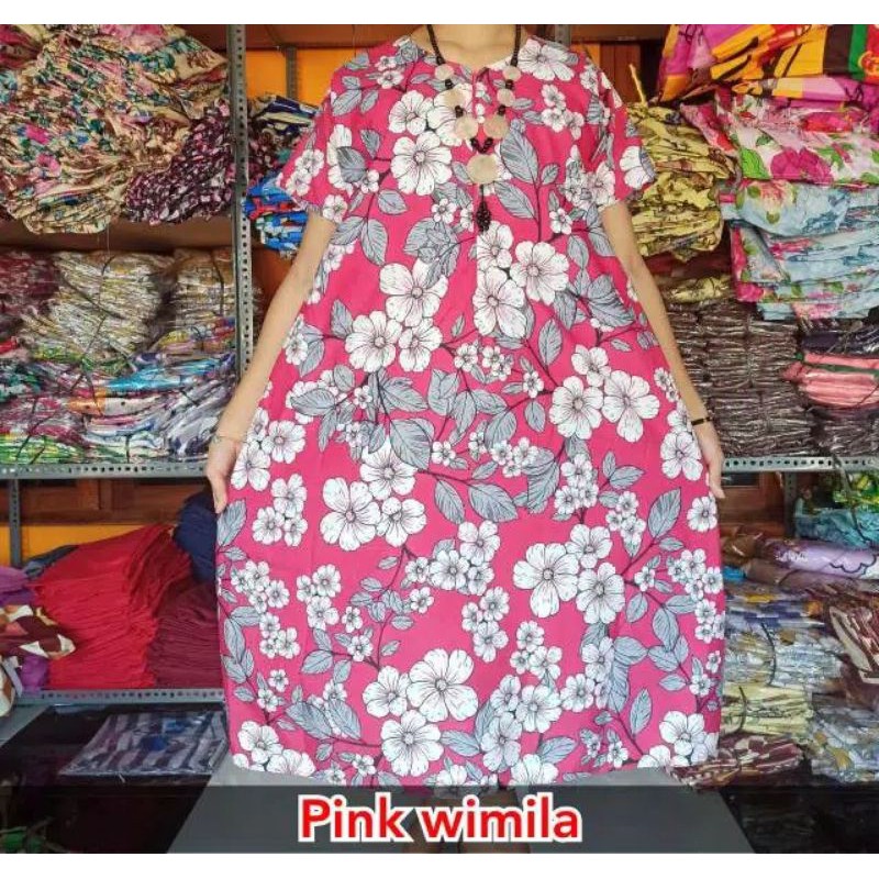 Daster payung Daster payung murah. Grosir daster payung. Daster midi. Daster ibu