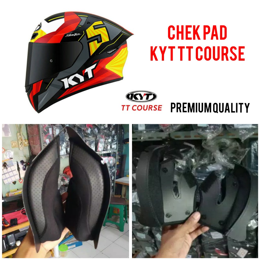 CHEEK PADS HELM KYT TT COURSE BUSA HELM BUSA PIPI KYT TT COURSE QUALITAS PREMIUM