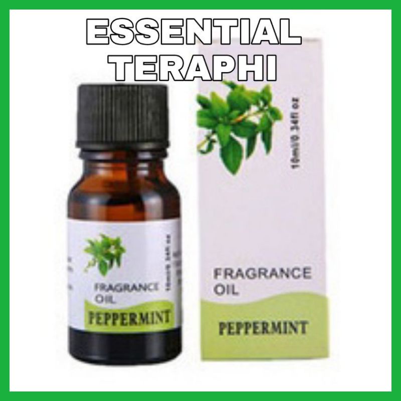 (MAINANKYU) Overview of CHENF Pure Essential Fragrance Oils Minyak Aromatherapy Diffusers 10ml Peppermint - RH-17