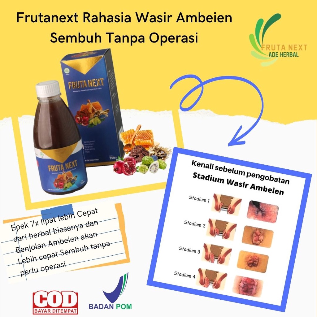 Frutanext Rahasia Wasir Ambeien Sembuh Tanpa Operasi