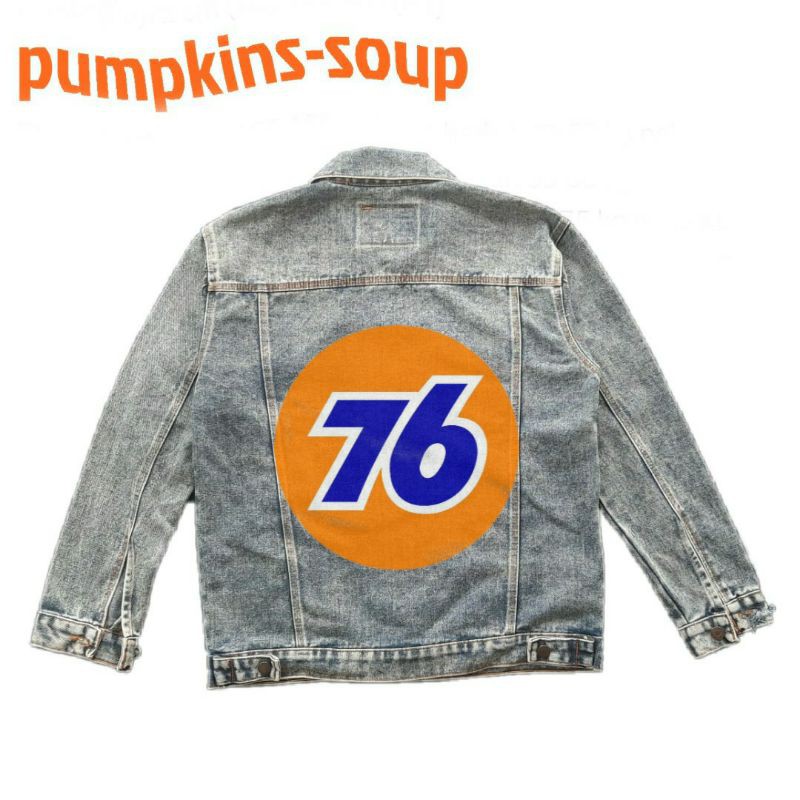 custom jaket motor handpainted lubricant 76