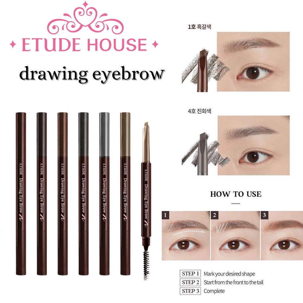 Etude House Eyebrow Drawing Original Korea Pensil Alis 100%