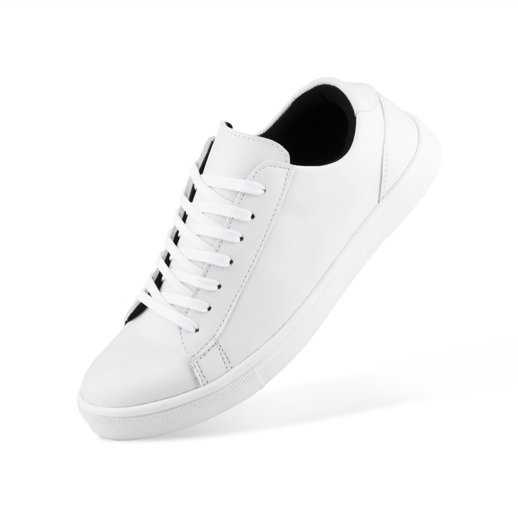 FLAZHBACK FULL WHITE - Sepatu Putih Pria White Series Sepatu Sneakers Putih Pria Sepatu Sneakers Pria Casual Original - Snekers Pria Premium