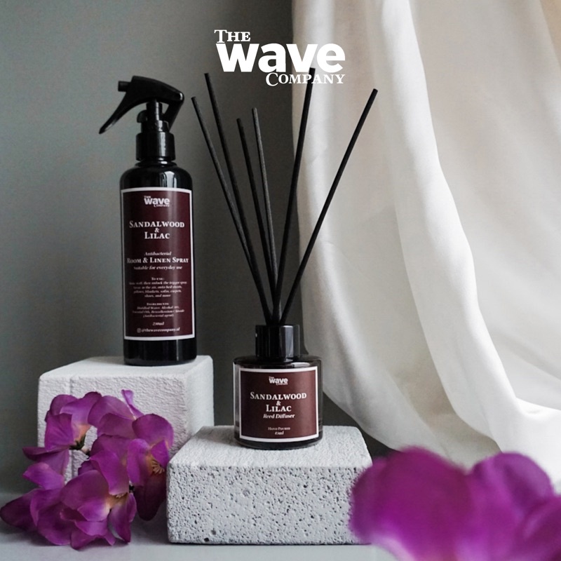Reed Diffuser (50ml) - The Wave Company-Sandalwood & Lilac