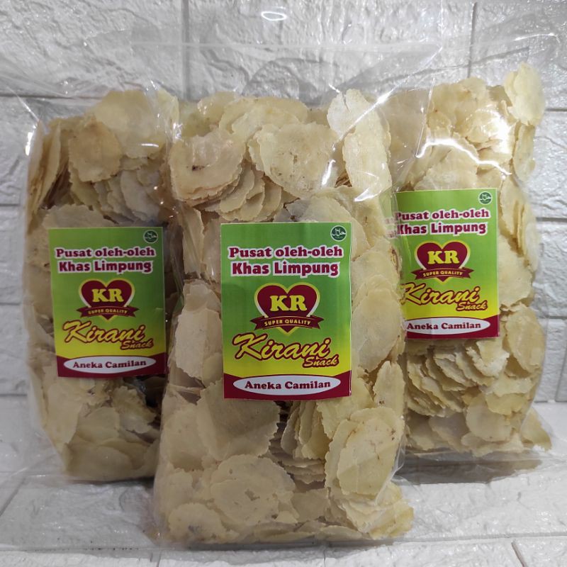 

Emping mlinjo asli limpung SP kemasan 1kg