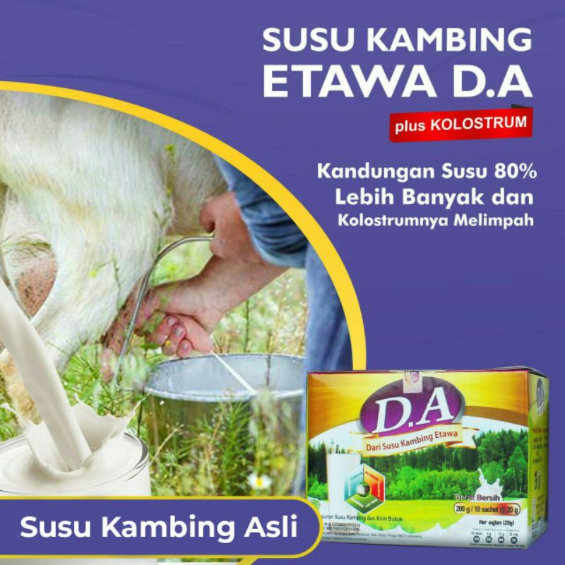 

SUSU KAMBING ETAWA D.A PLUS KOLOSTRUM