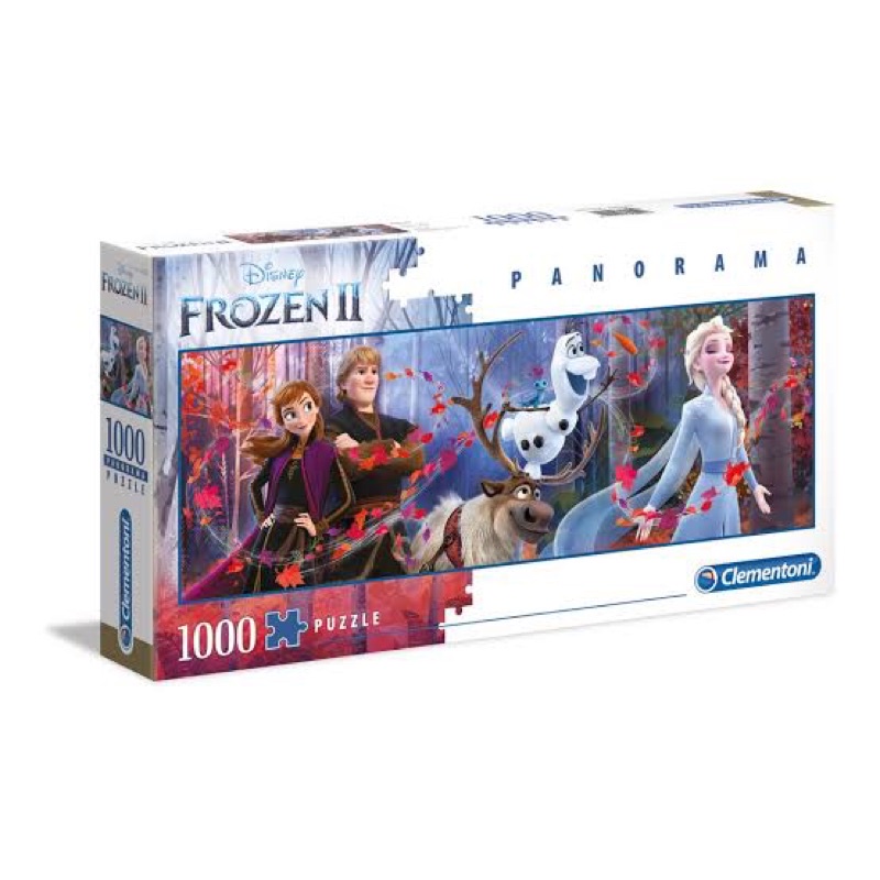 Panorama Puzzle 1000 Disney Frozen 2 - Clementoni Puzzle 1000pcs Disney Frozen 2 - Puzzle Elsa Anna