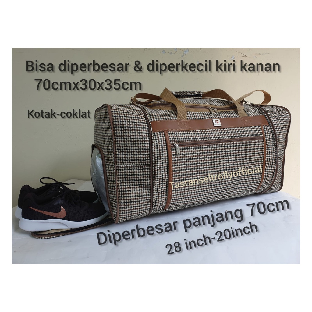 Tas Pakaian Travel Bag Polo Interclub 70x30x35 ukuran Jumbo 100%original