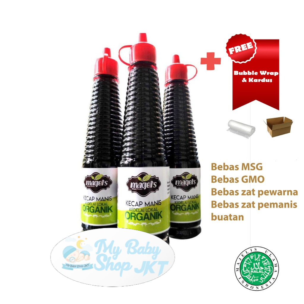 

SC03 Kecap Organik Magels MPASI Bayi Kedelai Lokal Tanpa MSG