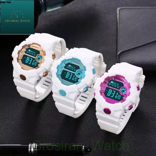 Jam Tangan Wanita Kasual Sporty Anti air SS-21 Strap Rubber [G_W]