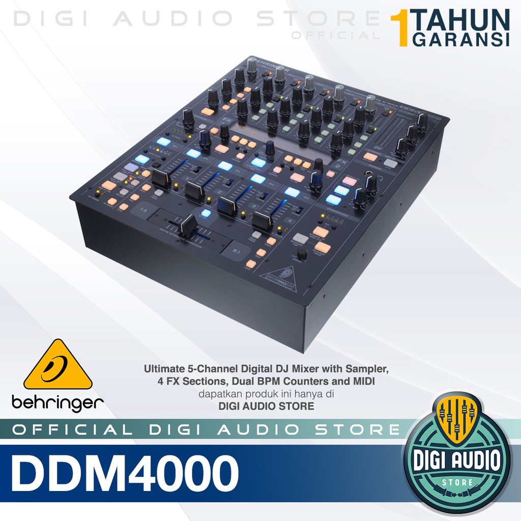 Behringer DDM4000 4 Channel Disc Jockey Audio Mixer DJ - DDM 4000