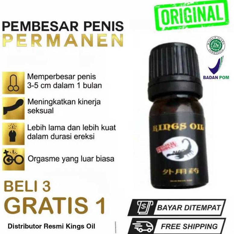 (PRODUK 6P8JQ) TOP ROTAN ABADI // KINGS OIL MEMPERBESAR & MEMPERPANJANG UKURAN MR'P // GARANSI 100%