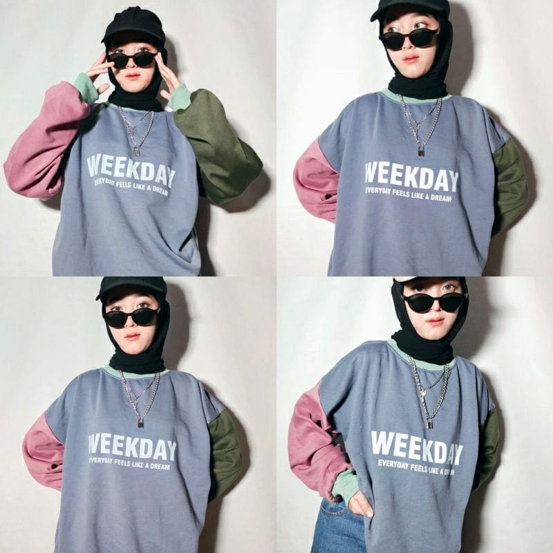 SWEATER WANITA OVERSIZE - WEEKDAY BIGSIZE XXL