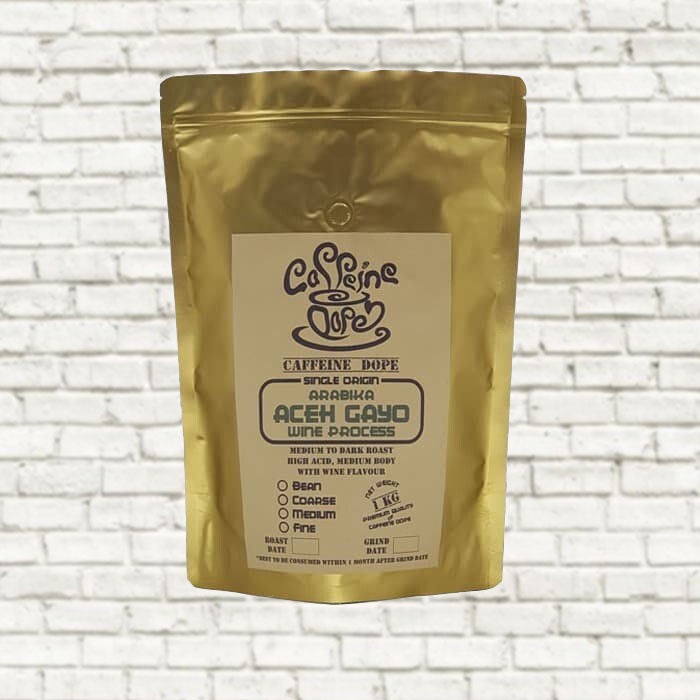 

Kopi Arabika Aceh Gayo WINE Process 1 Kg - Bean/Biji & Ground/Bubuk