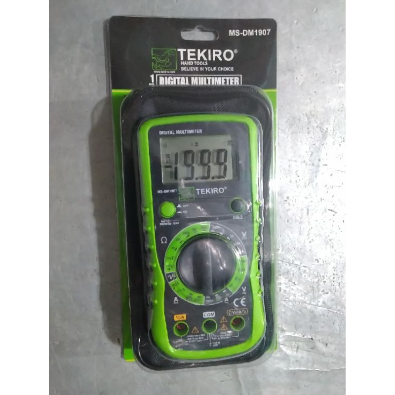 TEKIRO digital multimeter multitester DM-1907 digital ORIGINAL