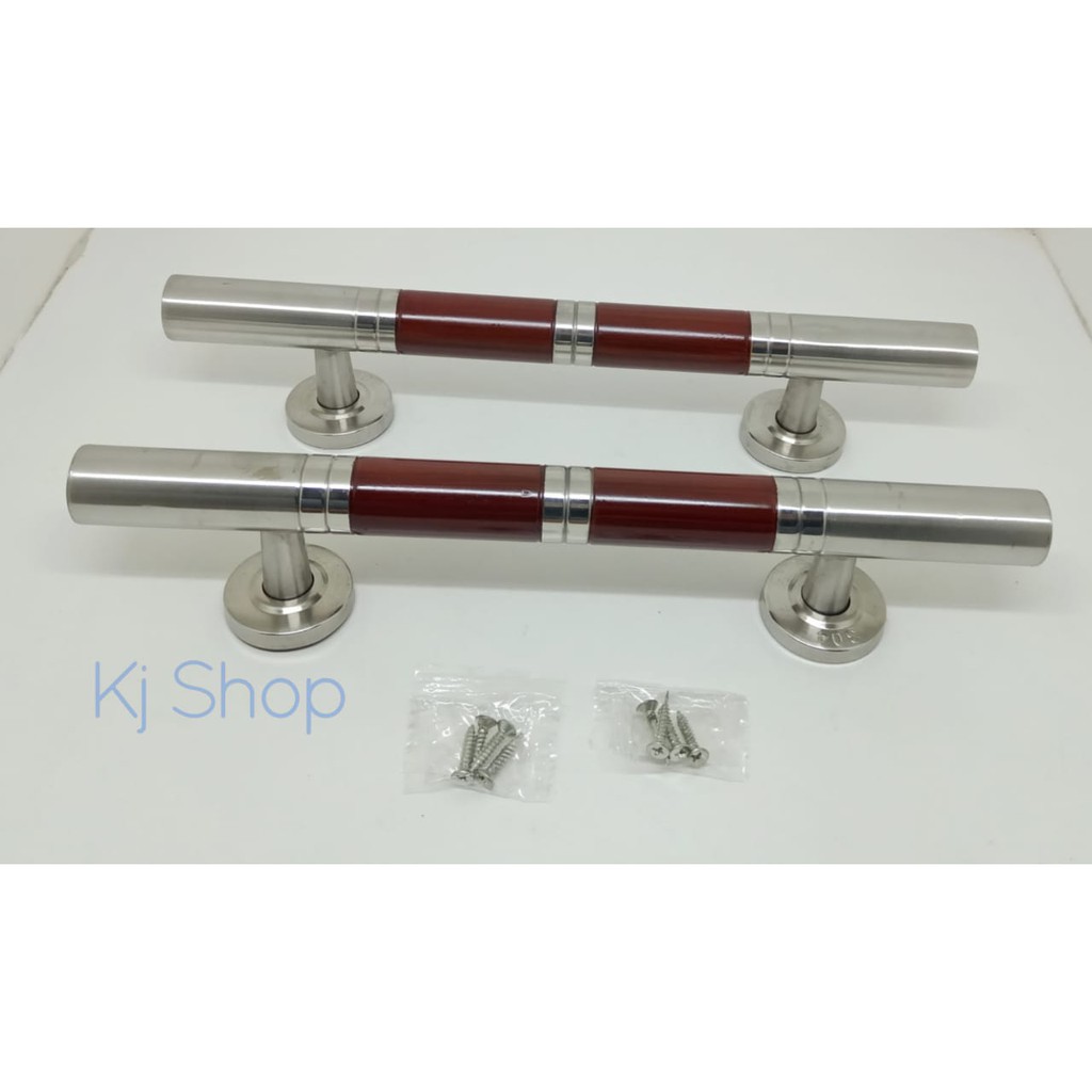 Handel Pintu Stainless Steel / Tarikan Pintu / Ganggang Pintu 906 Merah