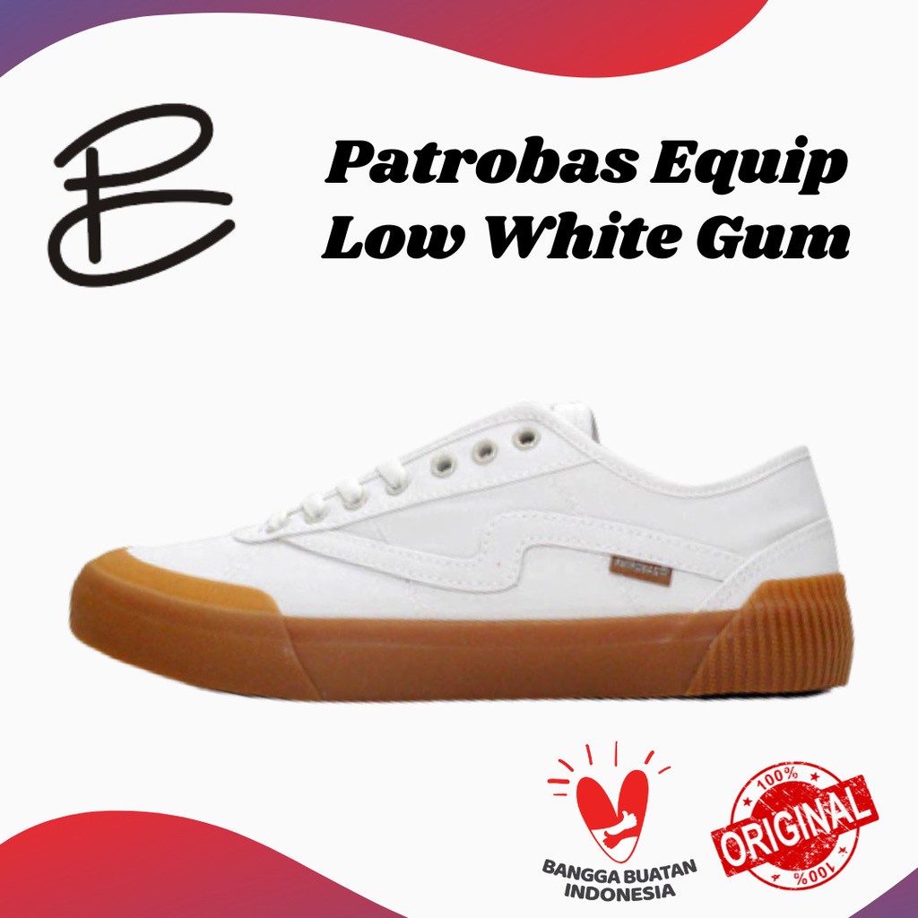 PATROBAS EQUIP LOW WHITE GUM / PATROBAS ORIGINAL