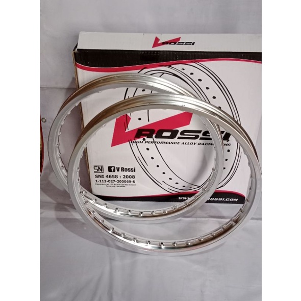 VELG PELAK PELEK V ROSSI RING 17×140 SILVER. VELG PELEK JARI JARI V ROSSI GOLD RING 17×140