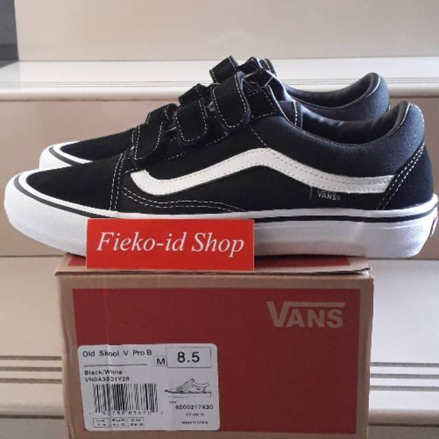 vans old skool v pro velcro