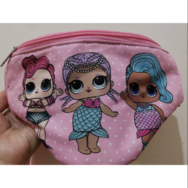 BUMBAG WAISTBAG ANAK TAS PINGGANG LOL MERBABY / ROBOCAR POLI
