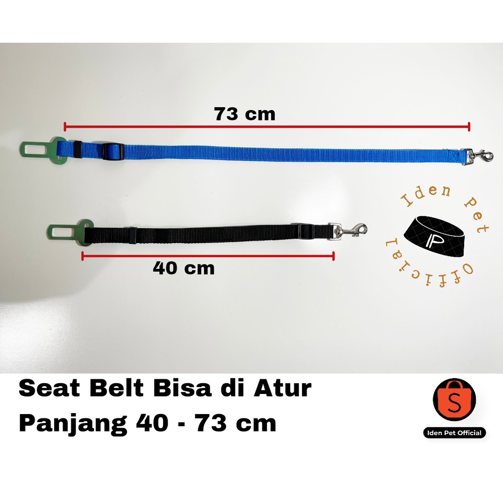 Tali Seat Belt Anjing Besar Sabuk Pengaman Kucing Kecil di Mobil Dog Cat Car Belt