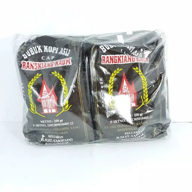 

kopi rangkiang kaum 250 gram (4 bungkus atau sekilo)