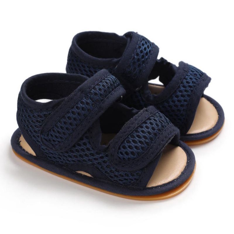 Sandal Bayi Prewalker Anak Laki Laki Perempuan Umur 0 6 12 14 Bulan Baby Shoes Prewalker Sneaker Anak Laki Laki Umur 1 Tahun Navy HK006