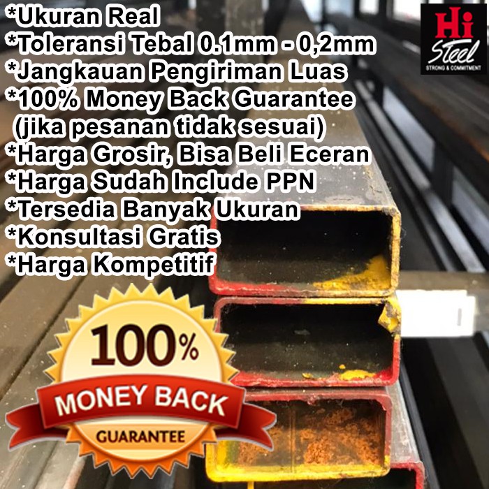 Besi Hollow 30 X 60 X 0.8mm X 6m