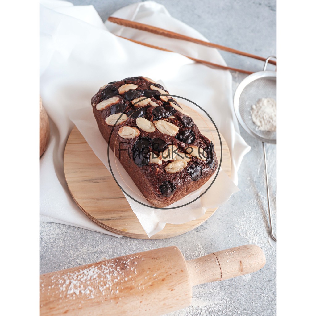 

Moist Banana Bread With Dark Chocolate + Kenari Nuts