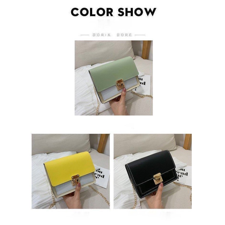 TAS SELEMPANG MURAH CLASSIC WANITA KOREA SLING BAG RANTAI WARNA WARNI COLOURFUL KOREA Tas Selempang Kekinian Girly Rantai Emas Dua Warna AESTHETIC Korea Trend HAND BAG Murah Tas Fashion Wanita Terbaru