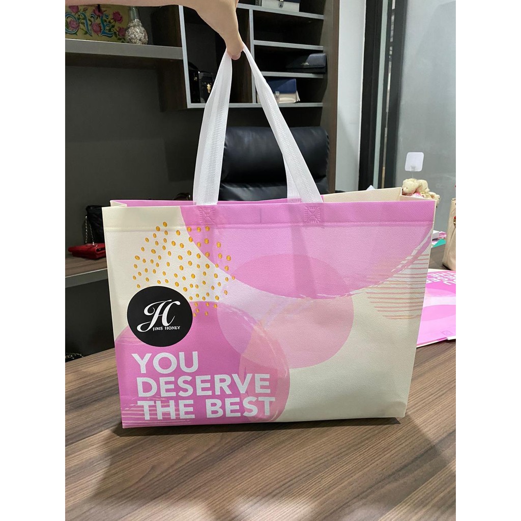 

GOODIE BAG BESAR JIMS HONEY - SHOPPING BAG - TAS BELANJA JIMSHONEY SPUNBOND