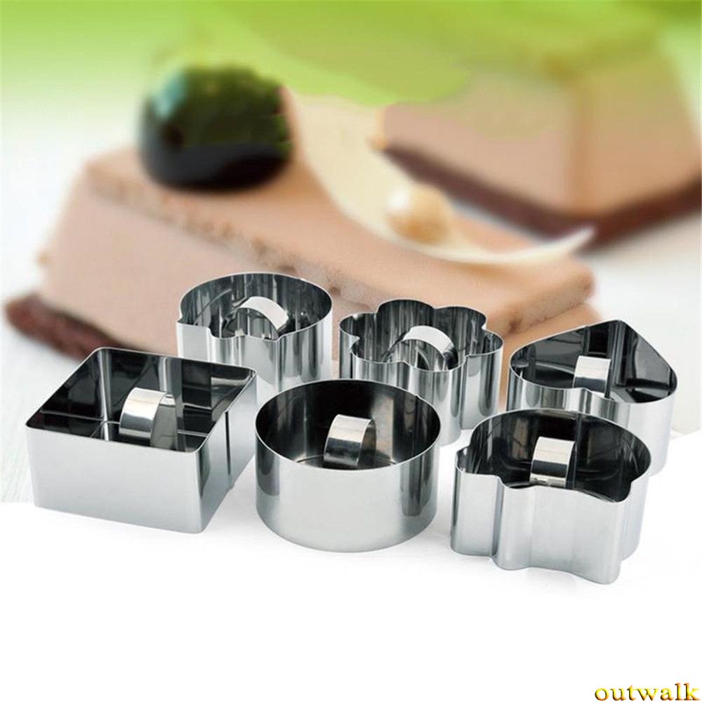 Cetakan Kue Bentuk Bulat 3d Bahan Stainless Steel