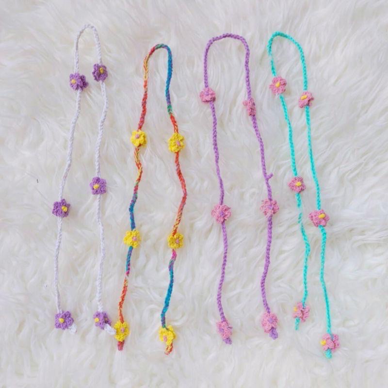 Tali Masker Strap Mask Rajut Strap Kacamata Strap Masker Duckbill Tali Masker Hijab Masker Non Hijab