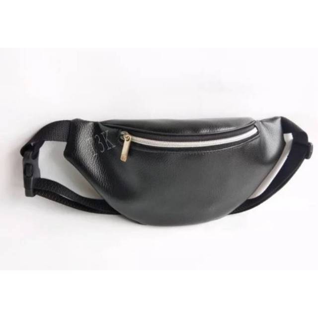 Waist bag fannypack tas pinggang kulit trendy simple