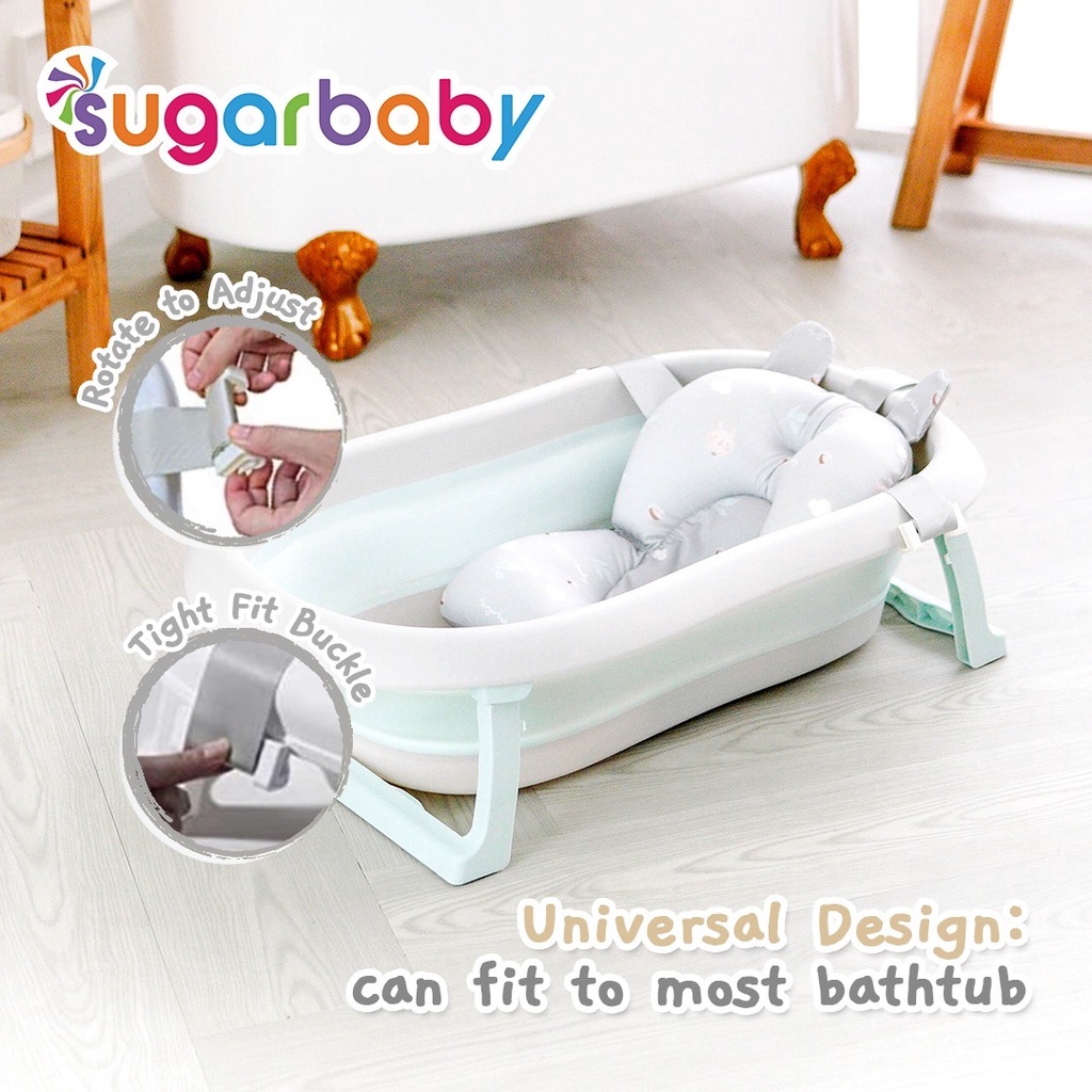 Sugar Baby Ultrasoft Baby Bath Pillow Bath Net Bantal Mandi Bayi Sugarbaby