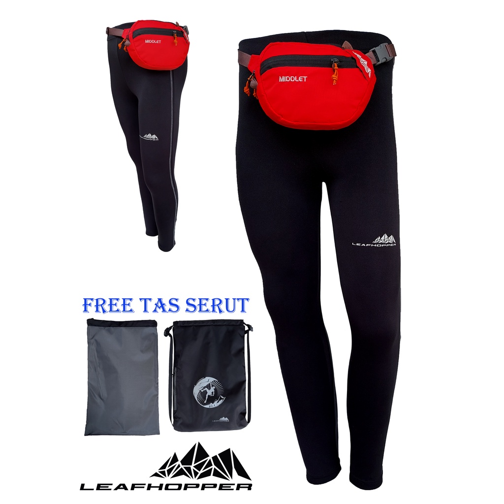 TAS PINGGANG FREE TAS SERUT LEAF HOPPER WAISTBAG BONUS TAS SERUT