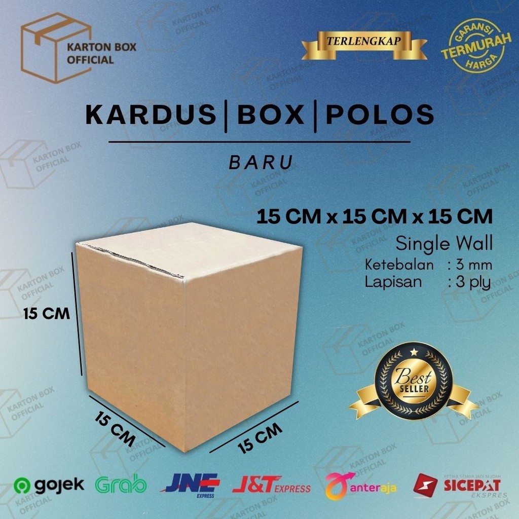

Kardus Karton Box 15x15x15 CM Kotak Dus Hampers Kecil
