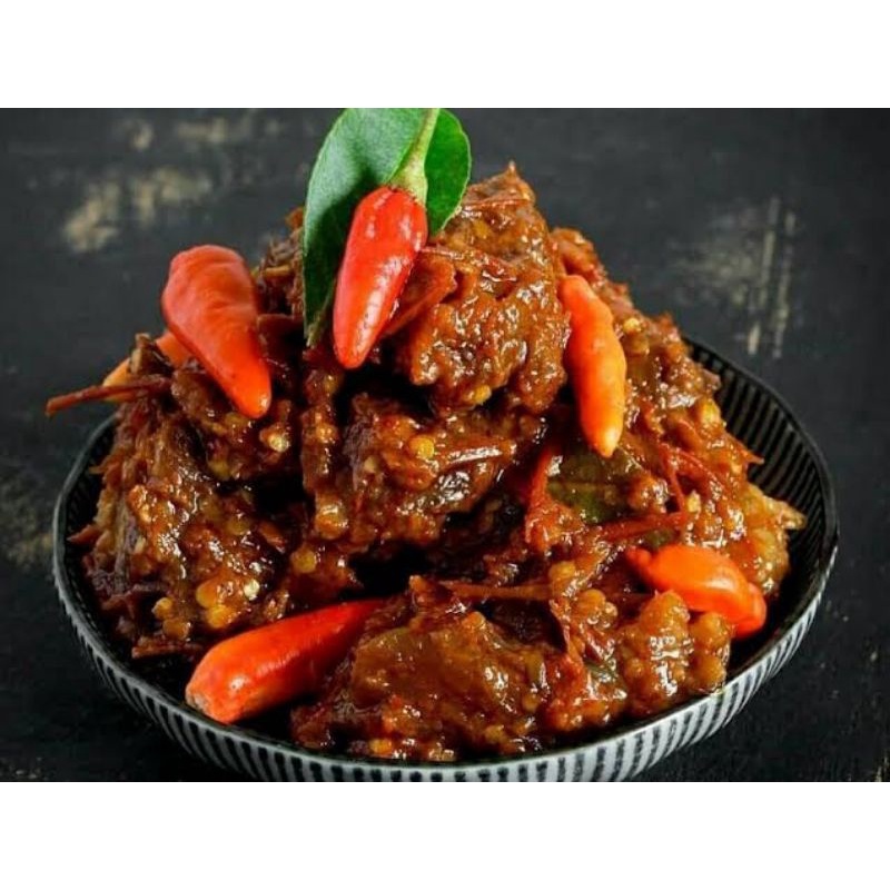 

oseng mercon sapi/asli gurih pedas 250gr