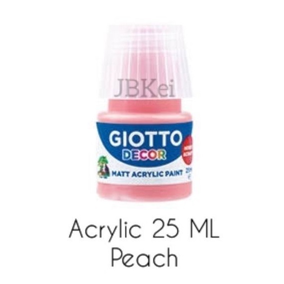 

Cat Acrylic Giotto Decor Matt Peach 25ml/Cat Akrilik 538106