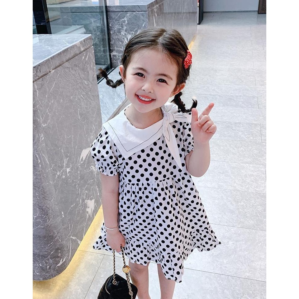 Promo !! Dress bahan katun Dress little bobba on white sailor  uk 1-4th (MERAH)