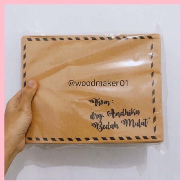 

[PERPACK] AMPLOP COKLAT PACKING + TULISAN OLSHOP/SOUVENIR UKURAN 21 x 26,5 CM