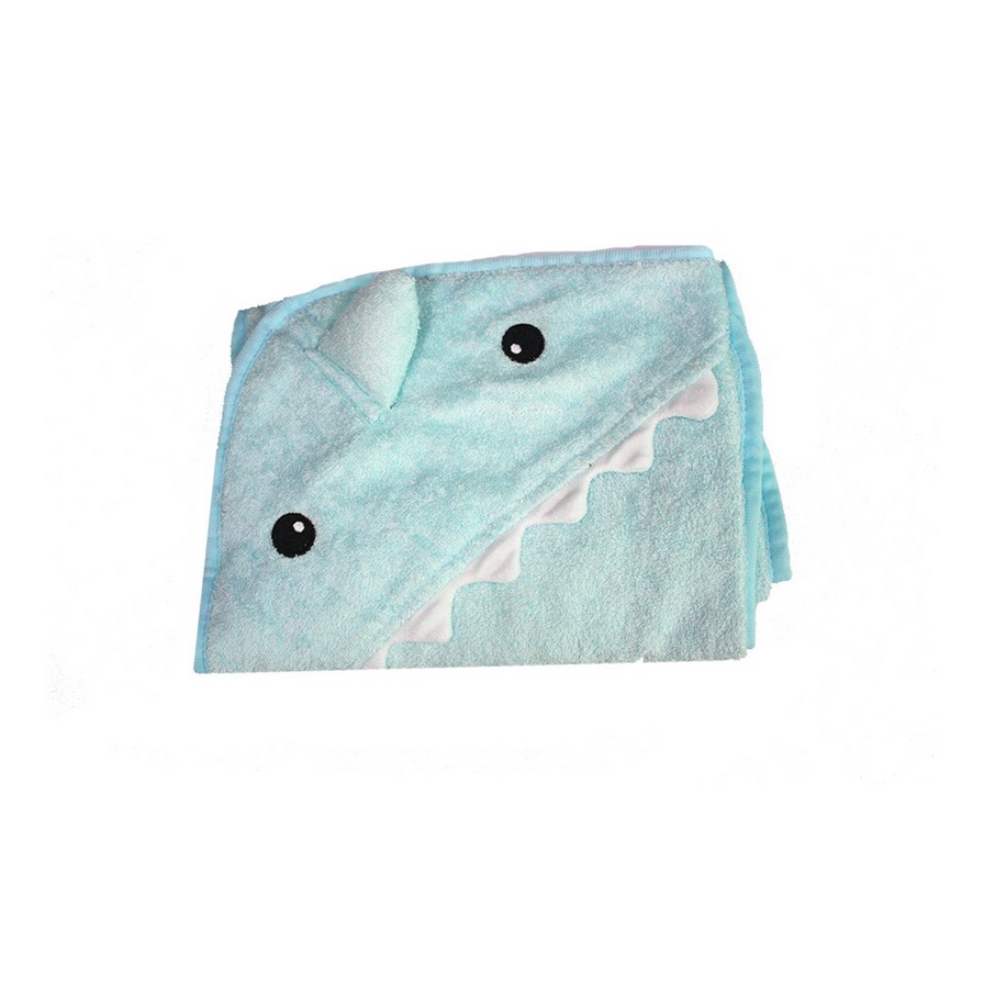 Freckles Hooded Towel - Handuk Mandi Anak Topi Hoodie - Lembut Mink Hangat Soft Kartun Karakter