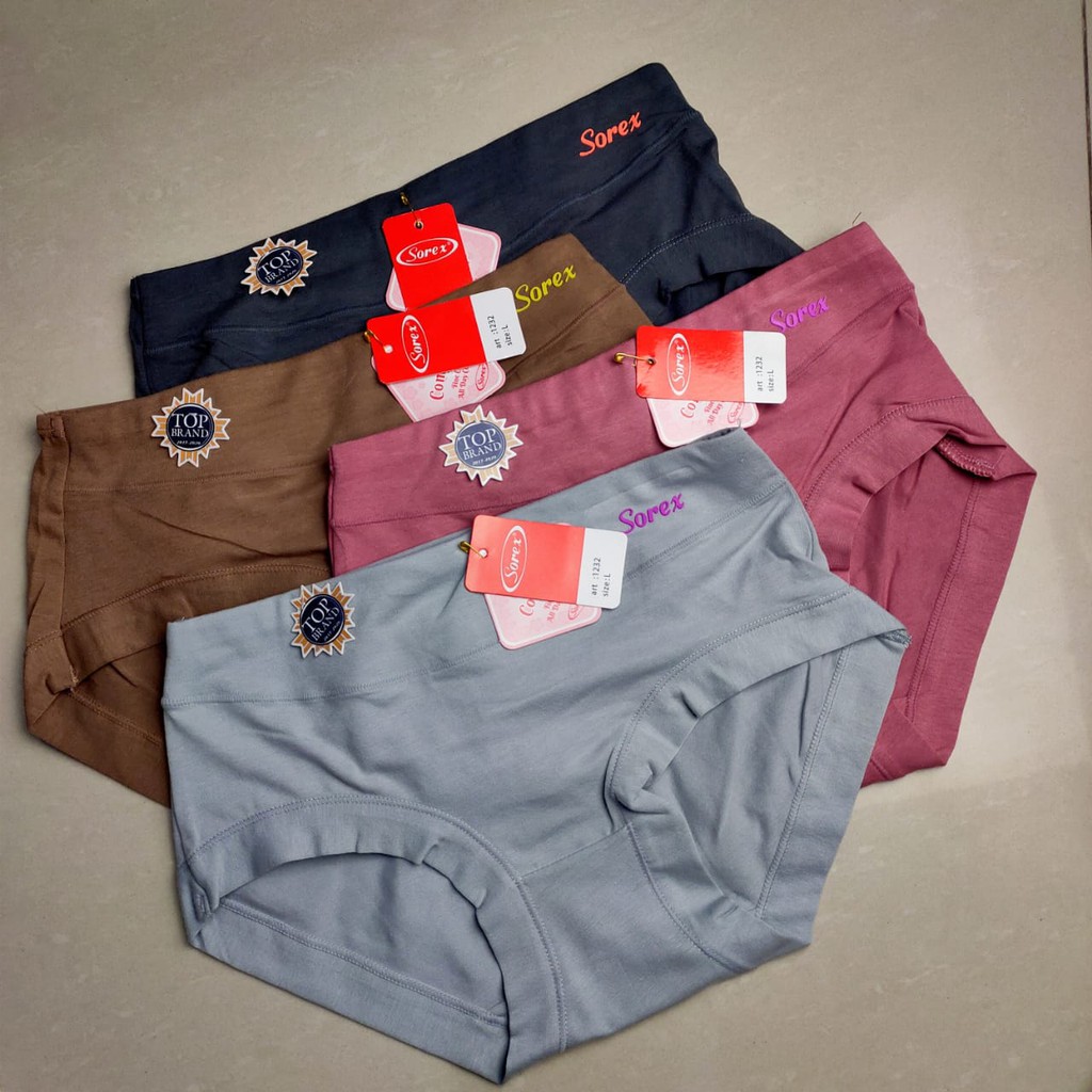 CD Wanita Sorex 1232 Berbahan Katun Lembut dan Tebal serta Berukuran Midi