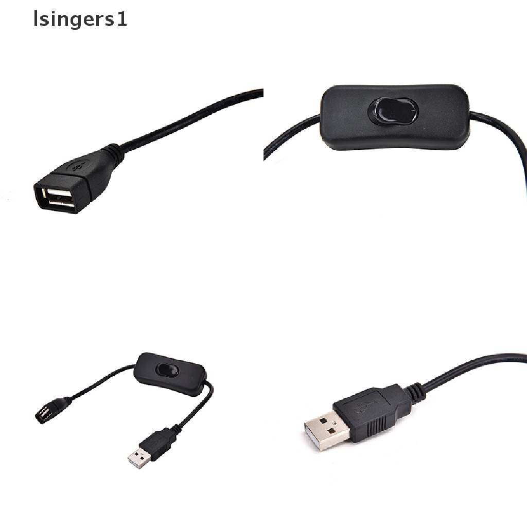 (lsingers1) Kabel USB Dengan Saklar Power Control Untuk Raspberry Pi Arduino