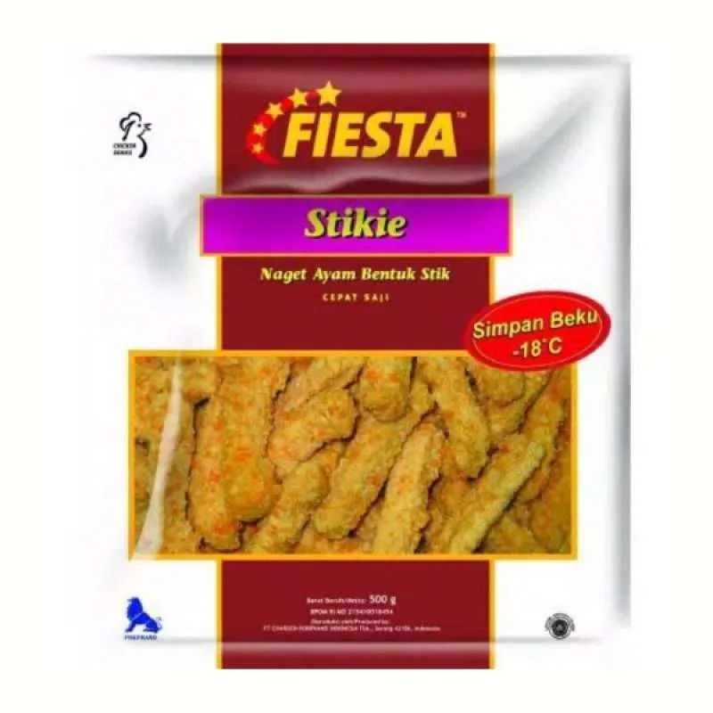 

FIESTA NUGGET STIKIE 500 GR / NAGET AYAM STIK