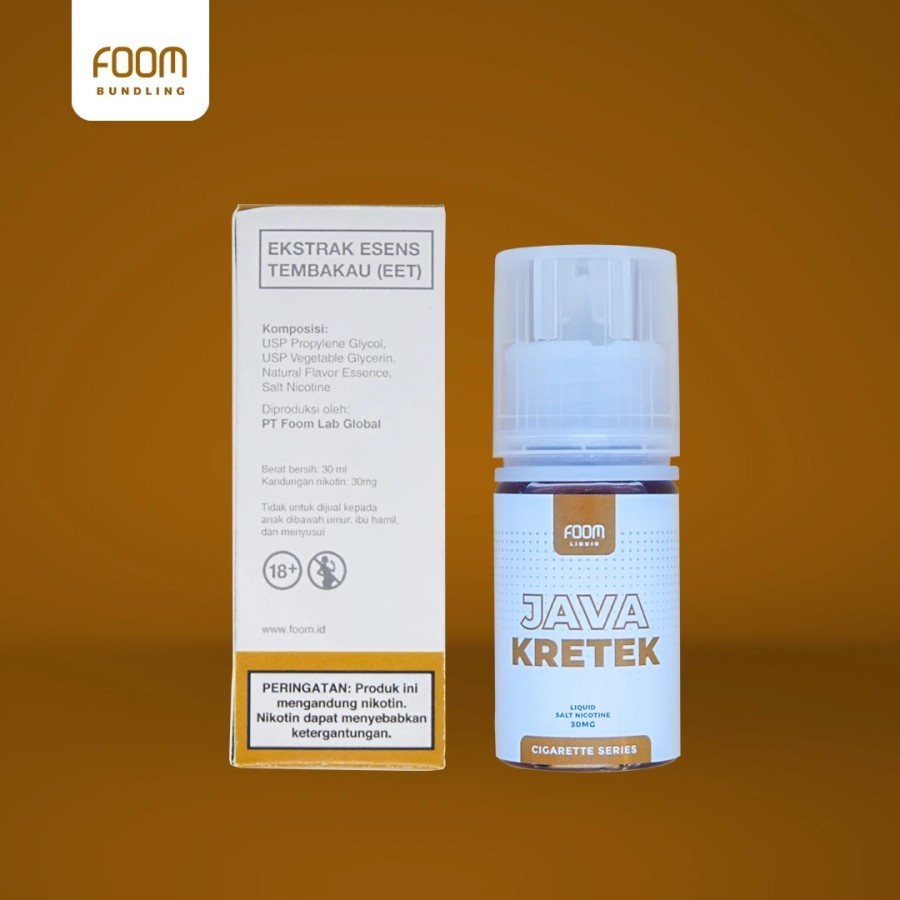 Liquid Foom Java Kretek Salt Nic 30ml 30mg