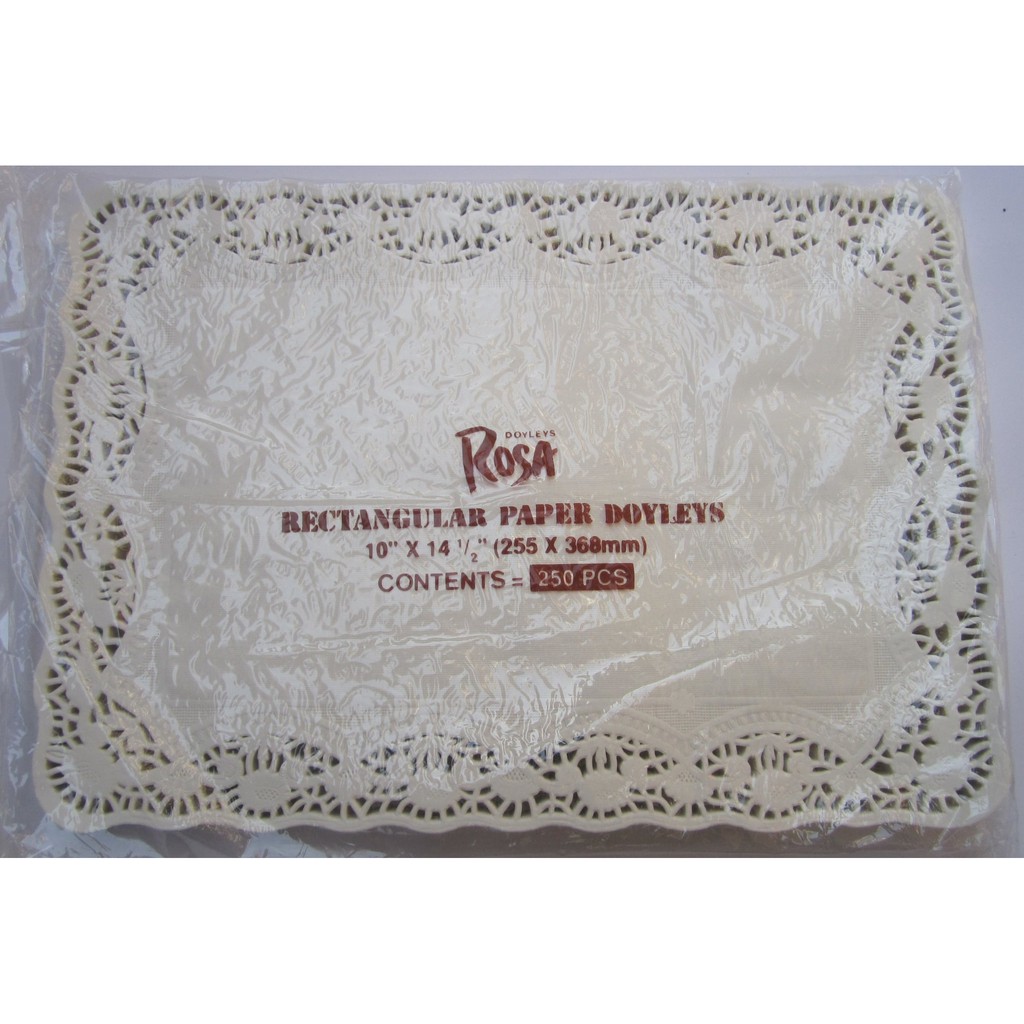 

Dolly Paper - Kertas Alas Nampan Kotak 10 X 14.5cm -- ECERAN